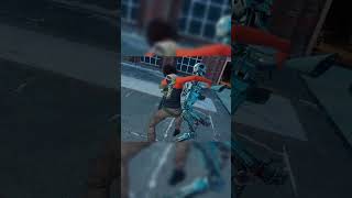 A friendly finishing move battle with a terminator