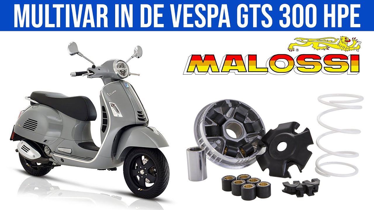 VESPA GTS 300 OPVOEREN ( PERFORMANCE ) - YouTube