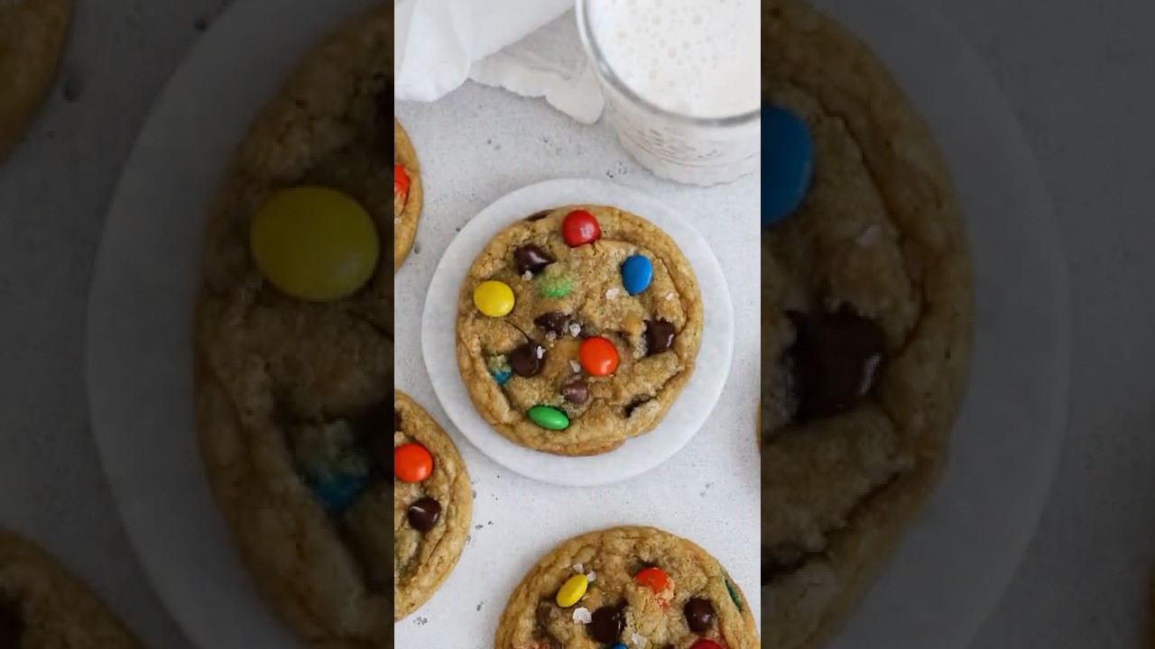 Soft & Chewy Gluten-Free M&M Cookies