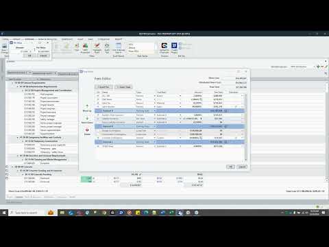 Indirect Fees in DESTINI Estimator Construction Estimating Software - video from Beck Technology