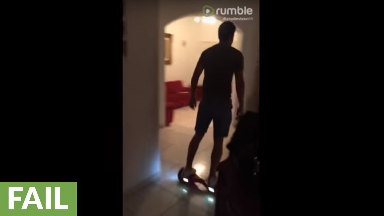 funny fails videos Epic fail: Dude wipes out on hoverboard hard