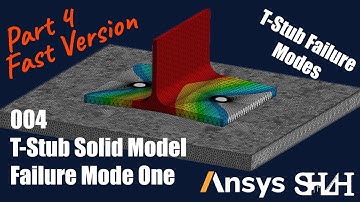 T-Stub Part 4 (Fast Version) Solid Model Failure Mode One