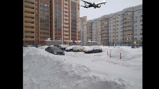 Казани Ноксинский Спуск Самолёт Азино-2 Взлёт В Городе Самолёт!