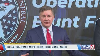 DOJ and Oklahoma reach a settlement in voter data lawsuit