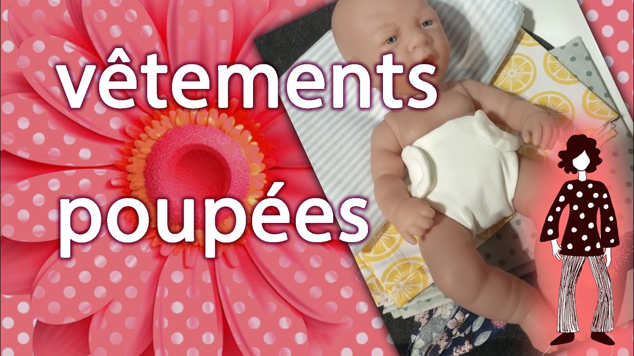 Fais tes propres patrons vêtements de poupées ( le petite couche)