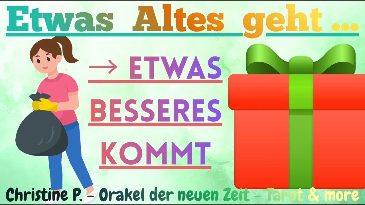 🐞 Etwas Altes geht,- 🍀etwas Besseres kommt 