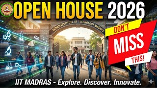 IIT Madras Invites Public Open House 2026 Full Details Visit IIT for Free