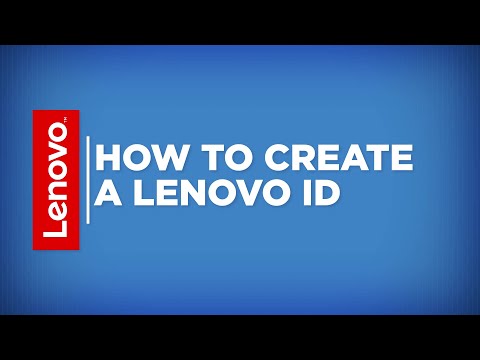 How To Create A Lenovo ID