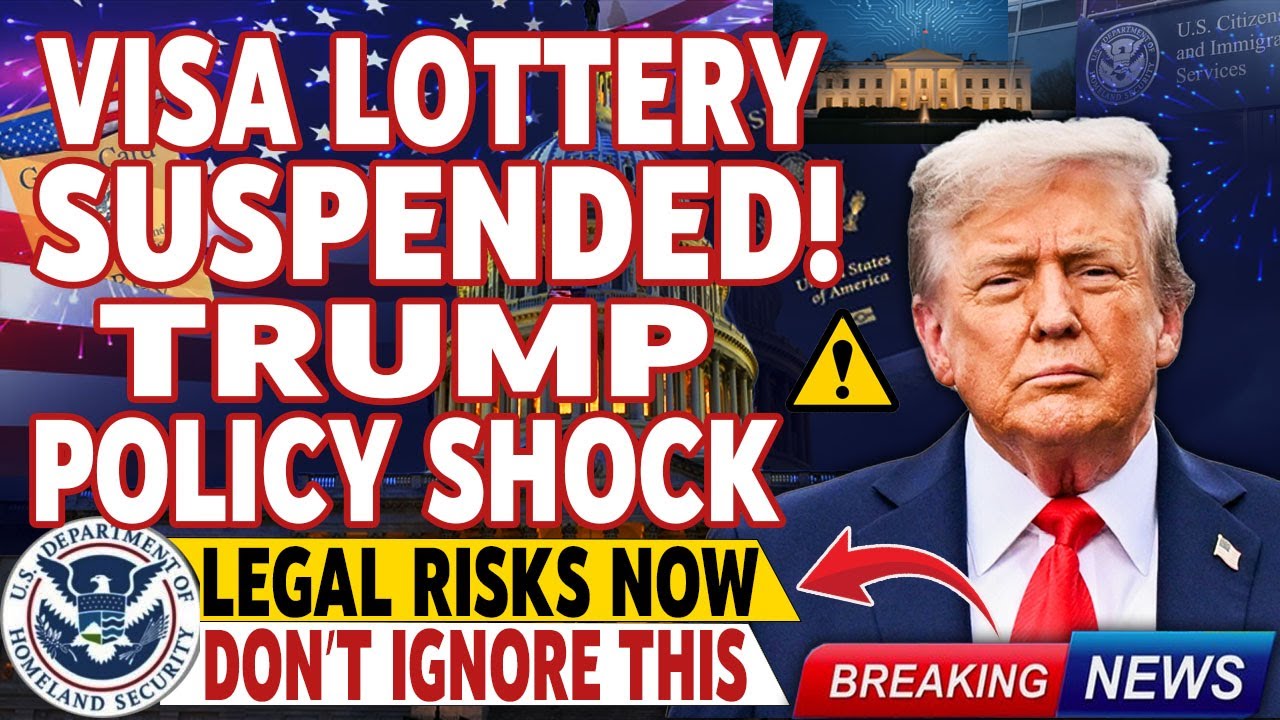 💥 Shocking Visa Lottery Suspension 2025 | Legal Risks Revealed