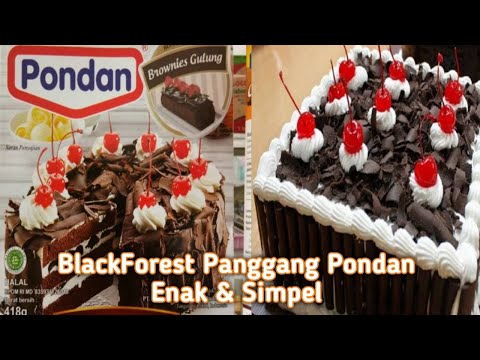 Resep Kue Pondan Black Forest
