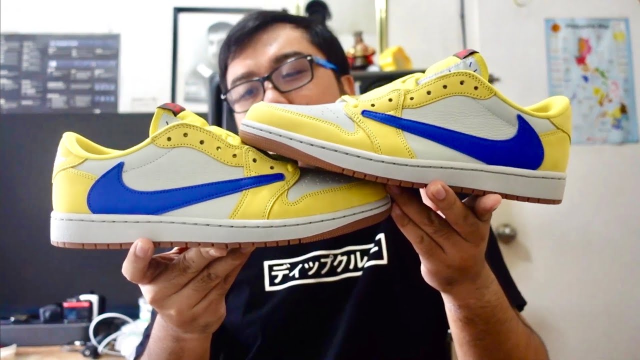 新品Travis Scott × Nike Air Jordan 1Canary Women's Air Jordan 1 Low OG x Travis Scott 'Canary' (DZ4137