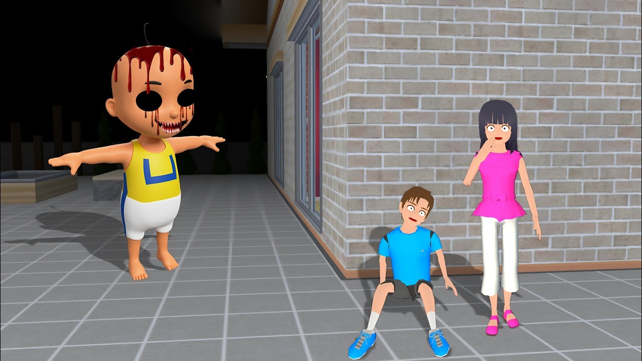 Yuta Dan Mio Bertemu Hantu UPlN dan IPIN || Sakura School Simulator