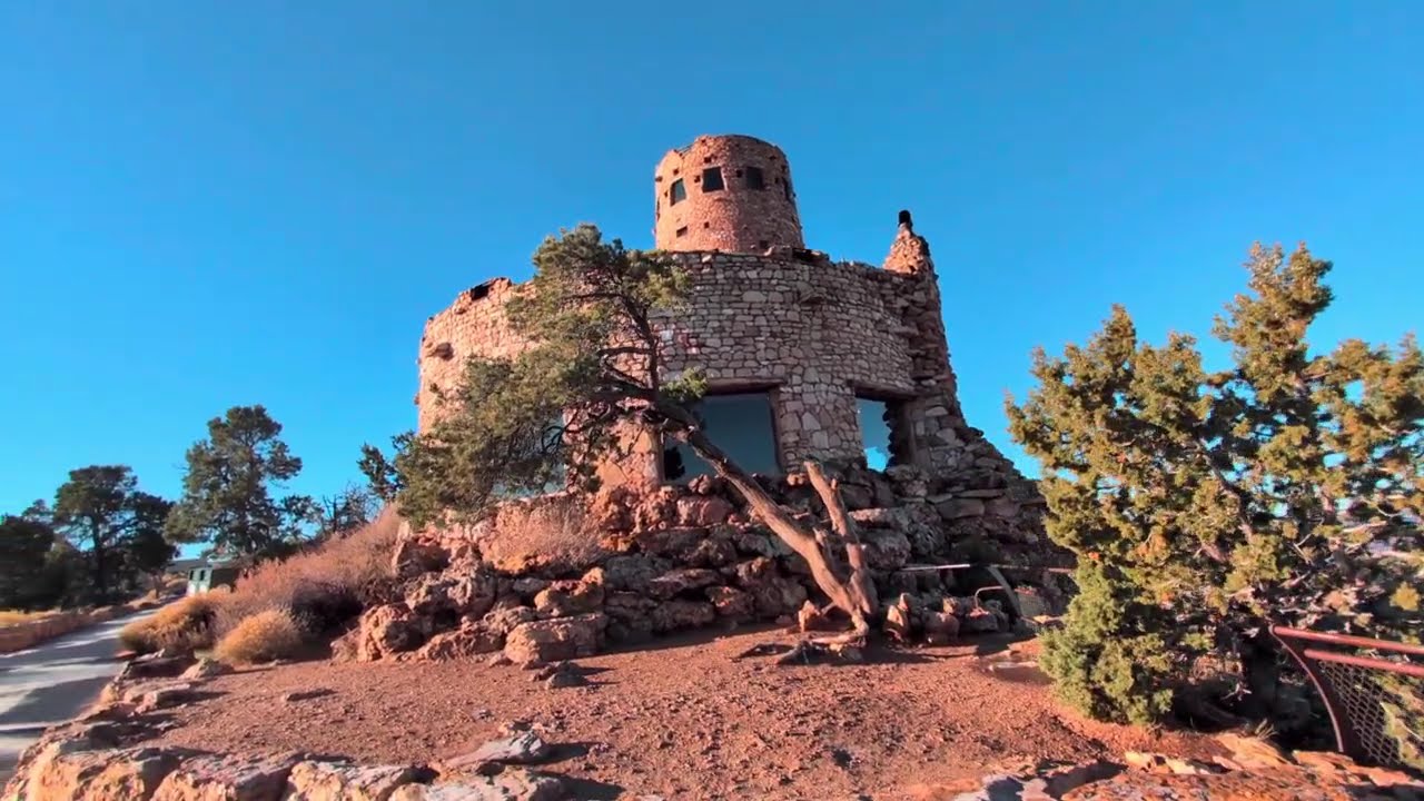Walk Around the Desert View Watchtower Overlook 
