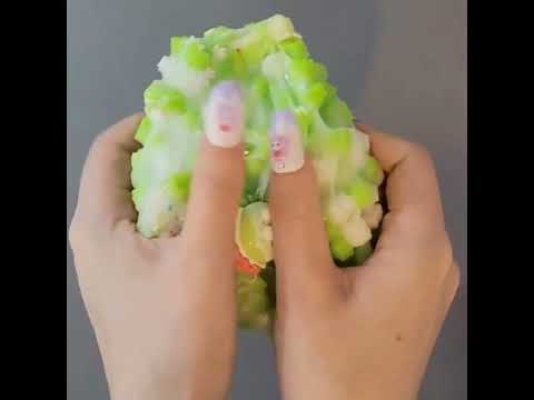 🍈 스윗메론밀크폼 크런치 | 332 슬라임 #slime #asmr