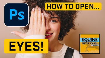 How to open eyes in Photoshop?