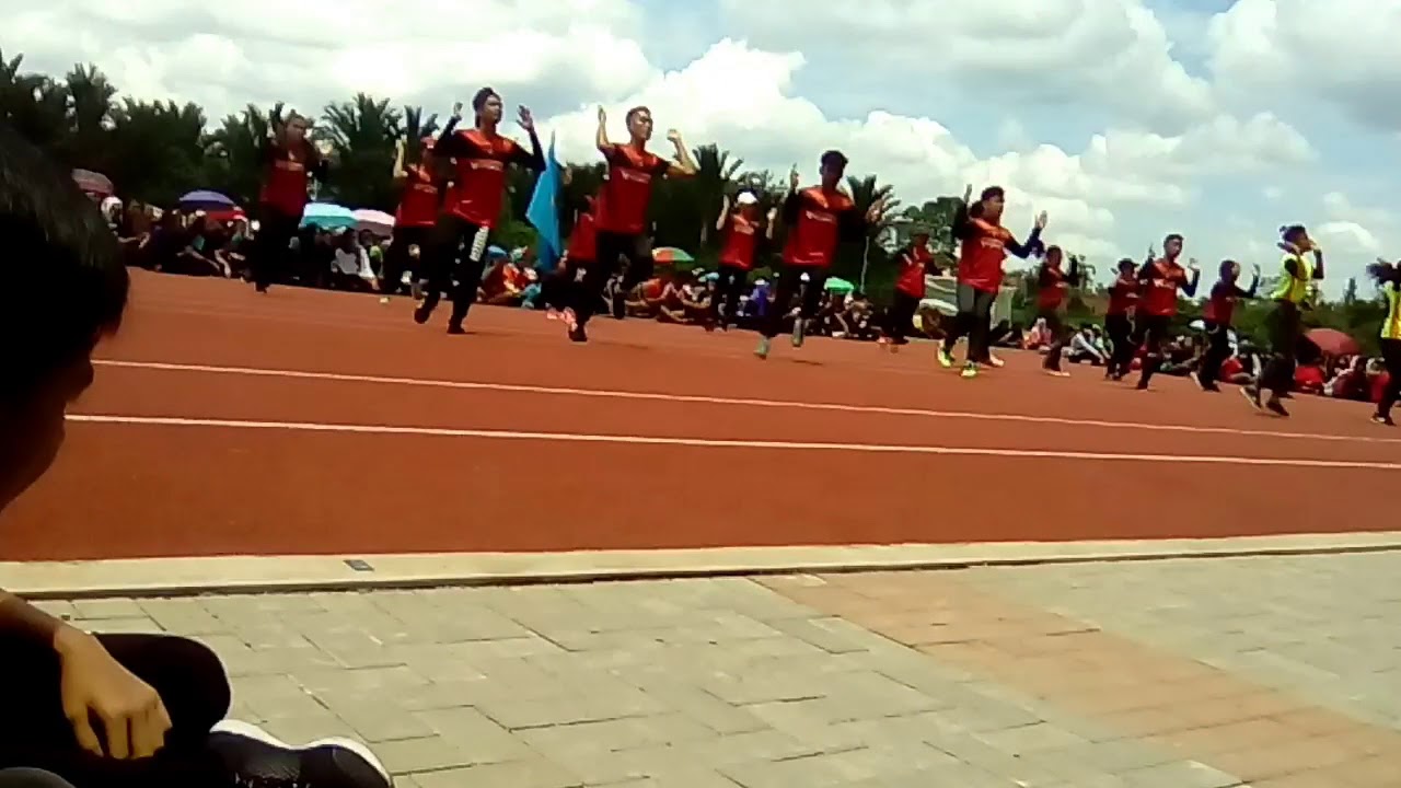 Smk Three Rivers Sukan Tahunan SMK 3 Rivers,Mukah..Senam Tari - YouTube