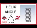 How to find helix angle in mastercam   nc4u    tamil  cnc training  coimbatore