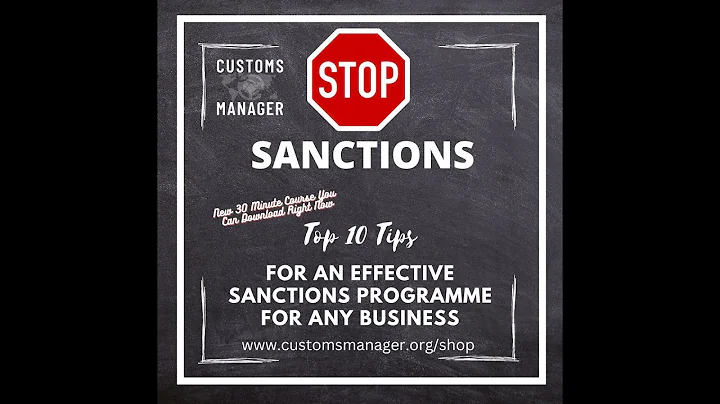 Sanctions Compliance Training: Top 10 Tips To Set Up An Effective Programme