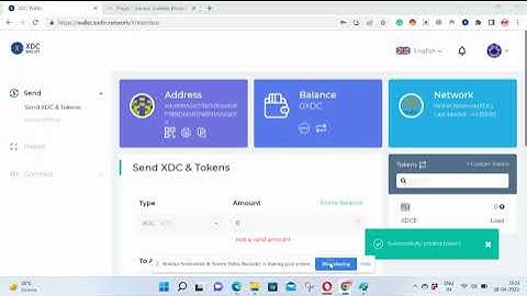 How to add $PLI token to the XDC Network Web Wallet?