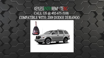 How To Replace Dodge Durango Key Fob Battery 2009
