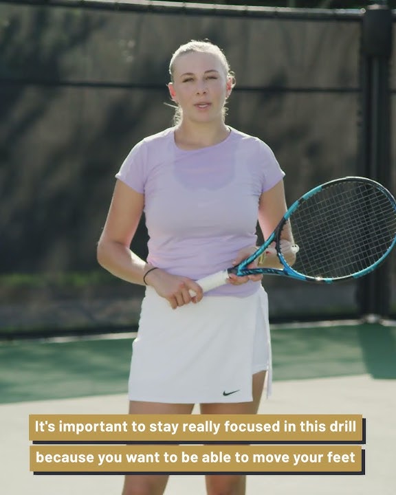 Amanda Anisimova on the Importance of the Split Step After the First Serve