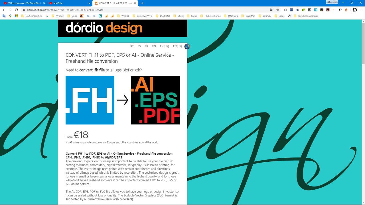 Update Convert FH to AI. Convertir FH en AI - Freehand file. FH9, FH10, FH11 to AI (Illustrator), CDR, EPS
