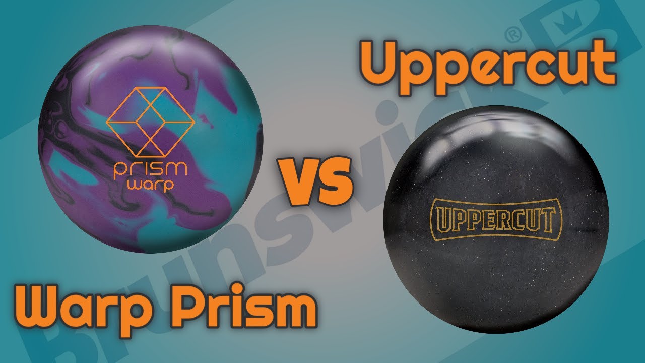 Brunswick Warp Prism vs Brunswick Uppercut Bowling Ball Review Emax