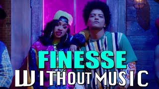 FINESSE - Bruno Mars ft. Cardi B (#WITHOUTMUSIC parody) Resimi