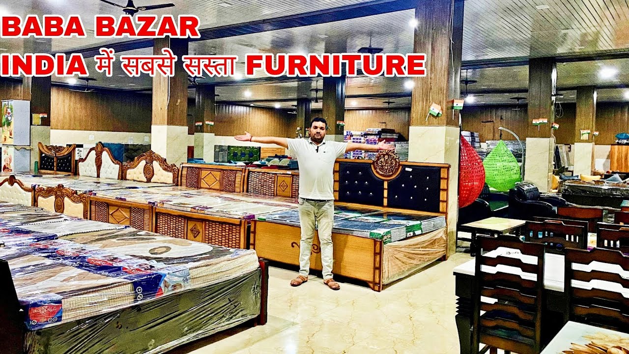 Baba Bazar 80OFF🔥 FURNITURE खरीदे सीधा MANUFACTURER से SOFA BED ALMIRA