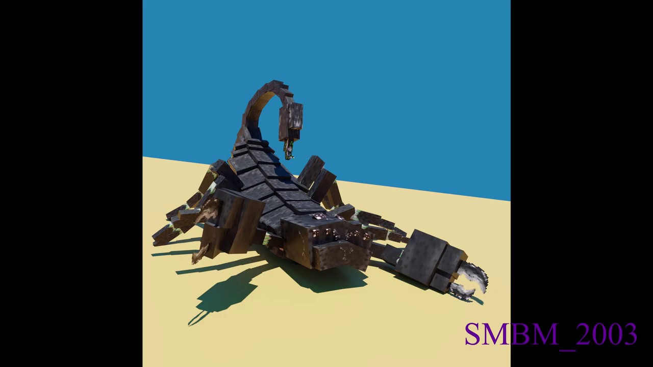 -"Hytale Scorpion"- Speedmodel using Blockbench