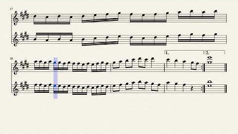 Double Violin Sonata No. 2 Op. 75 (but from MuseScore)