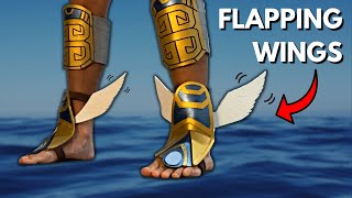 I MADE REAL NAMOR ANKLE WINGS!
