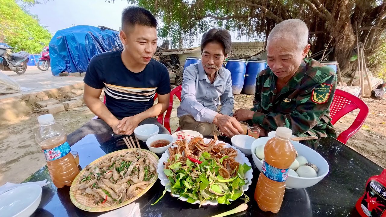 Lưỡi Vịt Mà Xào Xả Ớt Thì Nó Ngon Nhức Nách, Bác Thông Cực Thích Món Này | HUY ANH TV