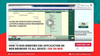 How to run desktop  application on web browser easy way || EXE FILE RUN ON BROWSER screenshot 3