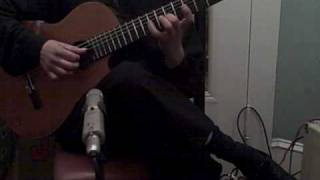 Video thumbnail of "Cordero que bajaste del cielo solo guitar"