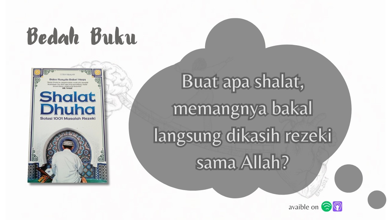 BEBUK: Shalat Dhuha Solusi 1001 Masalah Rezeki