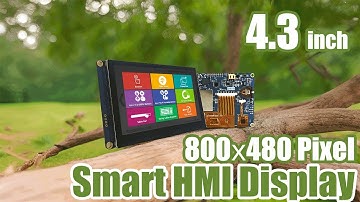 4.3 inch 800x480 HMI Intelligent Smart UART SPI Touch IPS TFT LCD Display