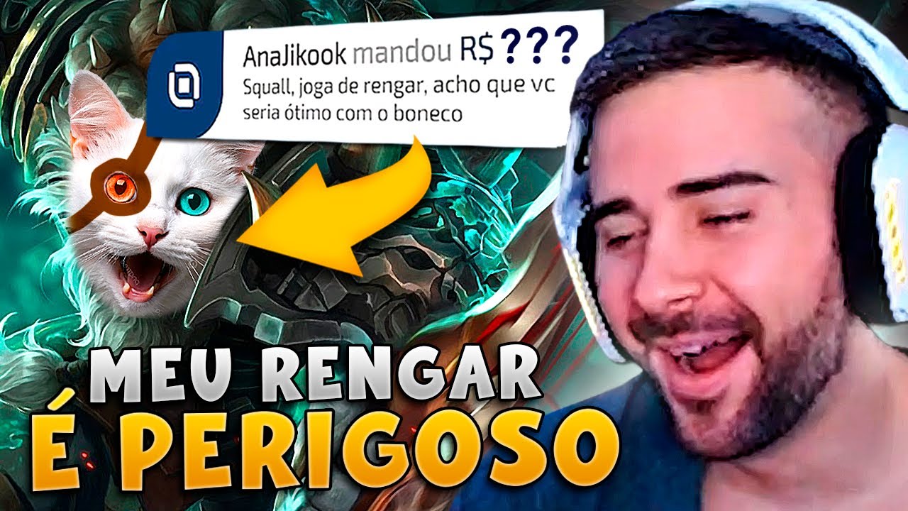 PRIMEIRA VEZ JOGANDO DE RENGAR E NÃO PASSEI VERGONHA