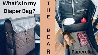WHAT'S IN MY DIAPER BAG - The Bear - Paperclip Review