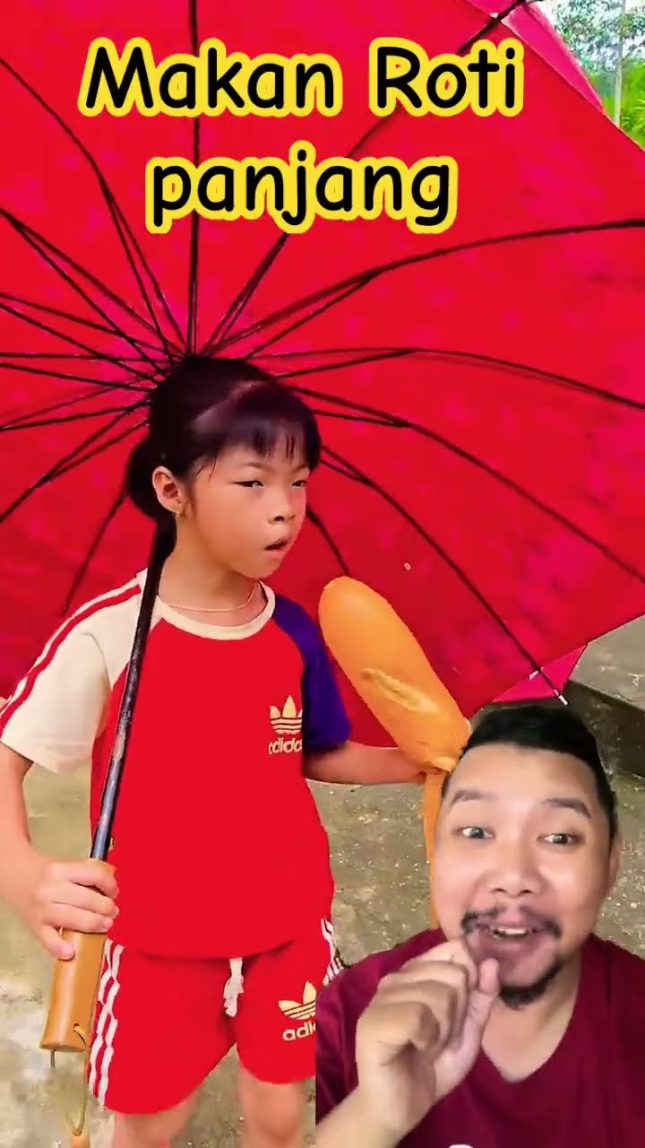 MAKAN ROTI PANJANG YANG ENAK!!!? #funny #cute #comedy #shortsfeed