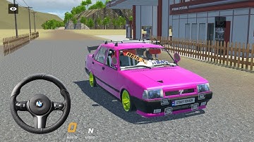 Modifiyeli Tofaş Doğan Şahin Sürüş Simülatör Oyunu - Etiket Tofaşk #88 - Android Gameplay