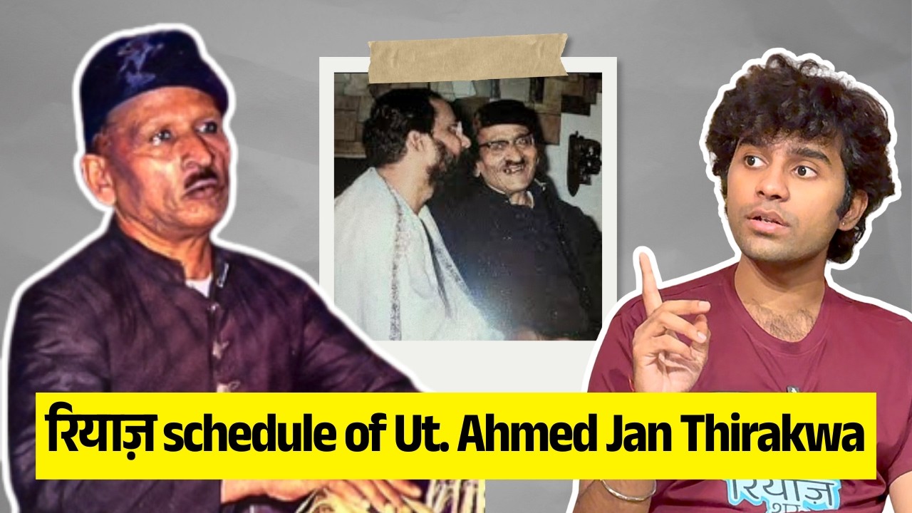 Unheard Story About Ut. Ahmed Jan Thirakwa ji’s Riyaz | Ishaan Ghosh | The Mad Riyazi | Podcast Clip