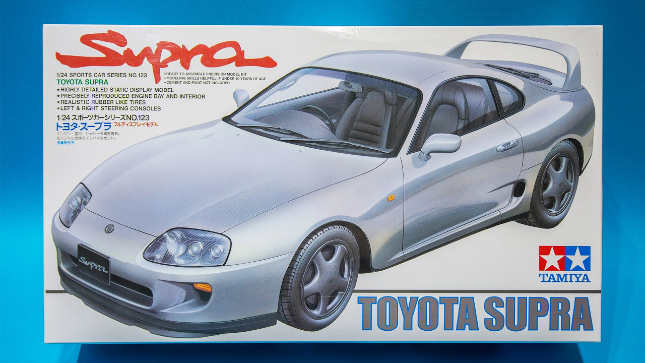 Tamiya 1/24 Toyota Supra Model Kit Unboxing And Review - YouTube