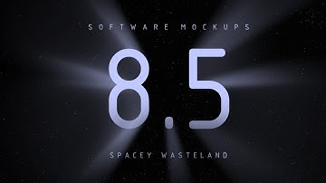 Software Mockups 8.5 - Spacey Wasteland