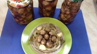 Маринованные шампиньоны