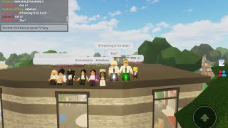 Completing my first ever training session as a TRAINER in Washiez Training centre Roblox Completing my first ever training session as a TRAINER in Washiez Training centre Roblox