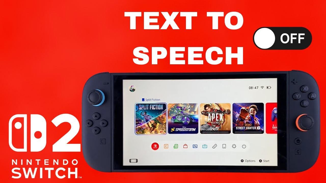 How To Disable Text To Speech On Nintendo Switch 2 - YouTube