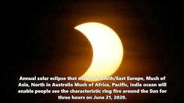 Solar Eclipse of june 21, 2020