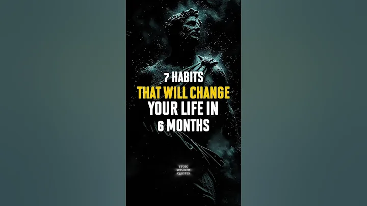 7 Habits That Will Change Your Life | Stoicism