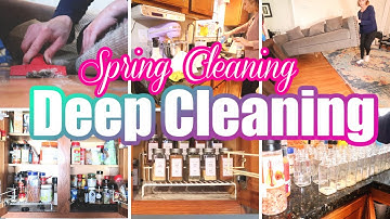 SPRING CLEANING | DEEP CLEAN & ORGANIZE WITH ME!!! | 2022 SPRING CLEANING